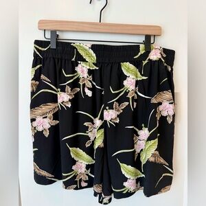Brixton Paradise Shorts/Floral Black Women's Shorts - brand new, with tags